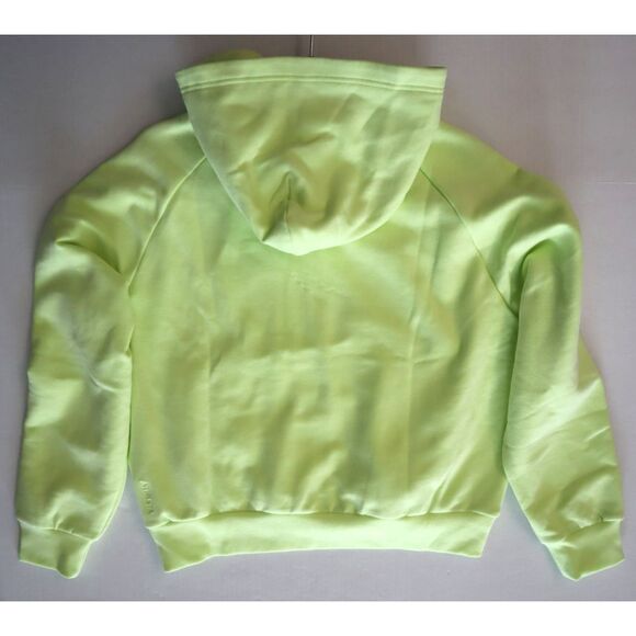 Athleta 473713062 Women Sz M Citron/Yellow Green Easy Fleece 1/2 Zip Hoodie - Picture 12 of 13